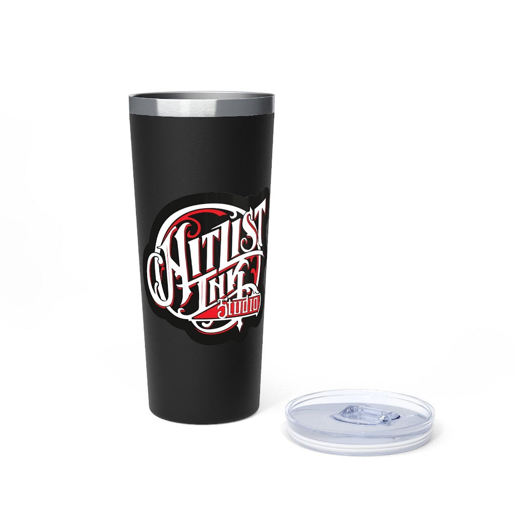 Hitlist round logo Tumbler