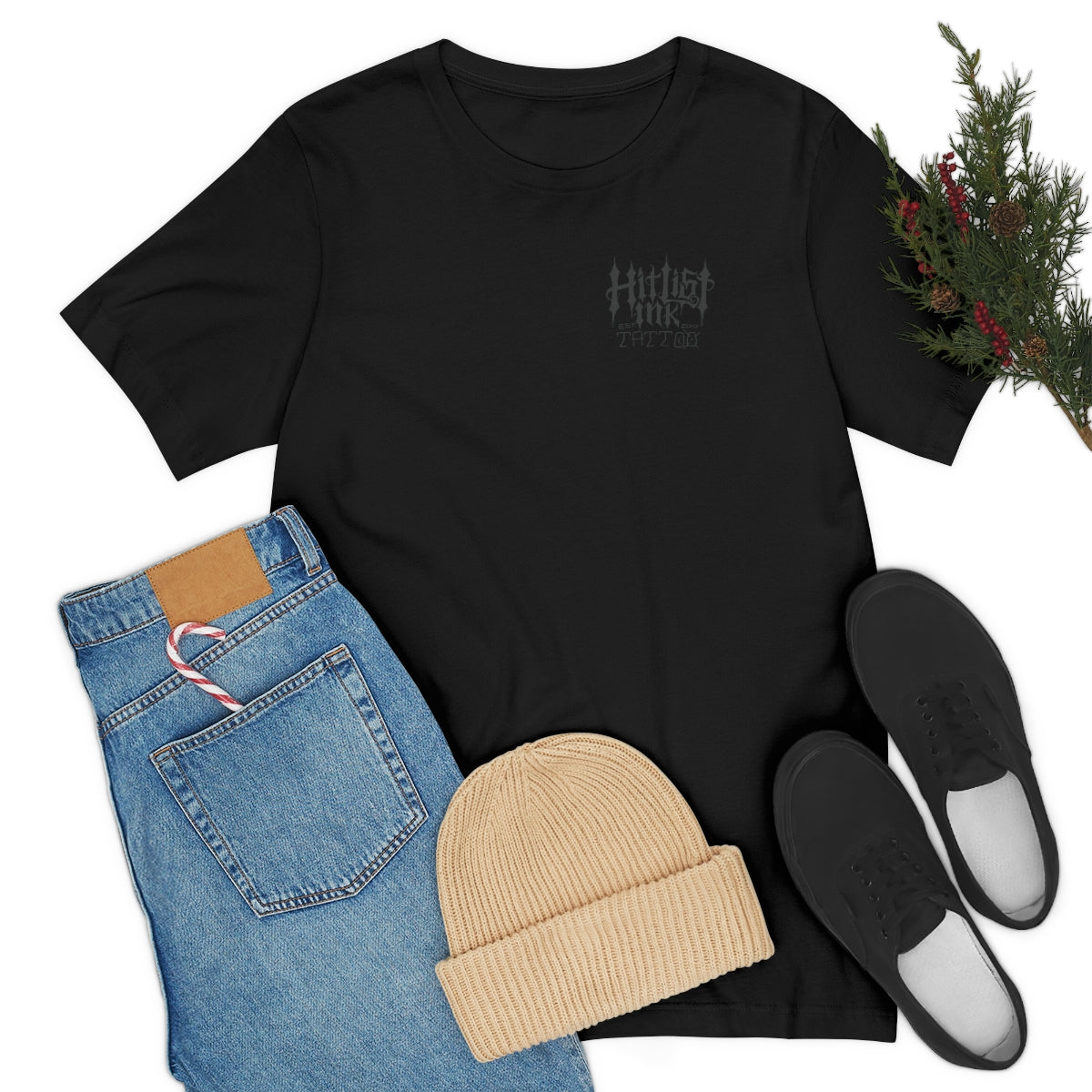 Midnight Jagged Logo premium tee