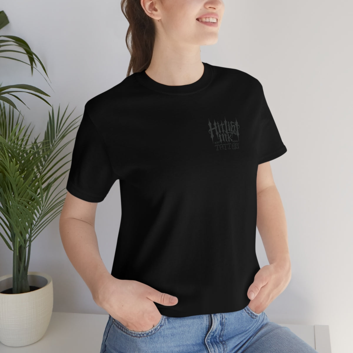 Midnight Jagged Logo premium tee