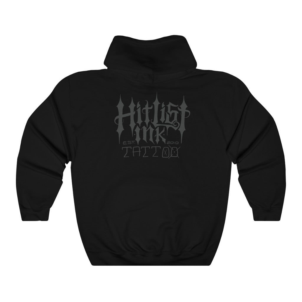 Midnight jagged logo hoodie