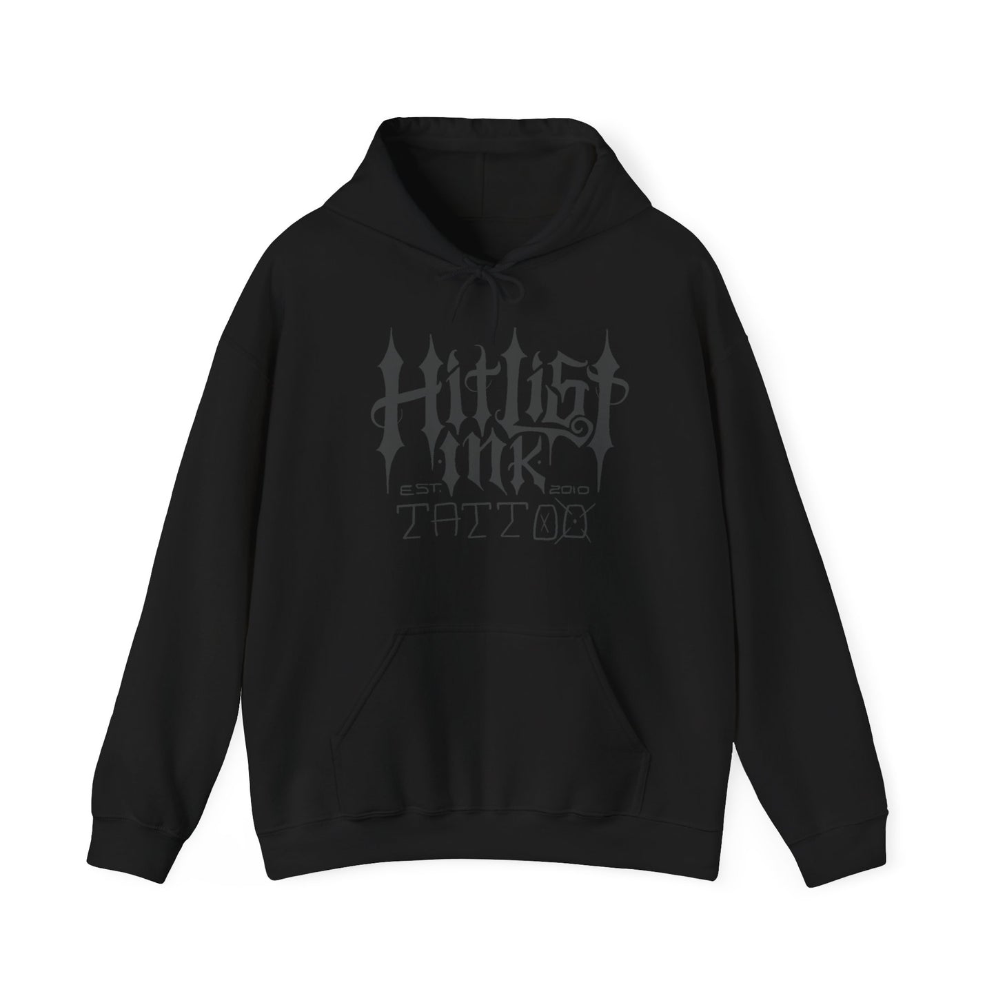 Midnight jagged logo hoodie