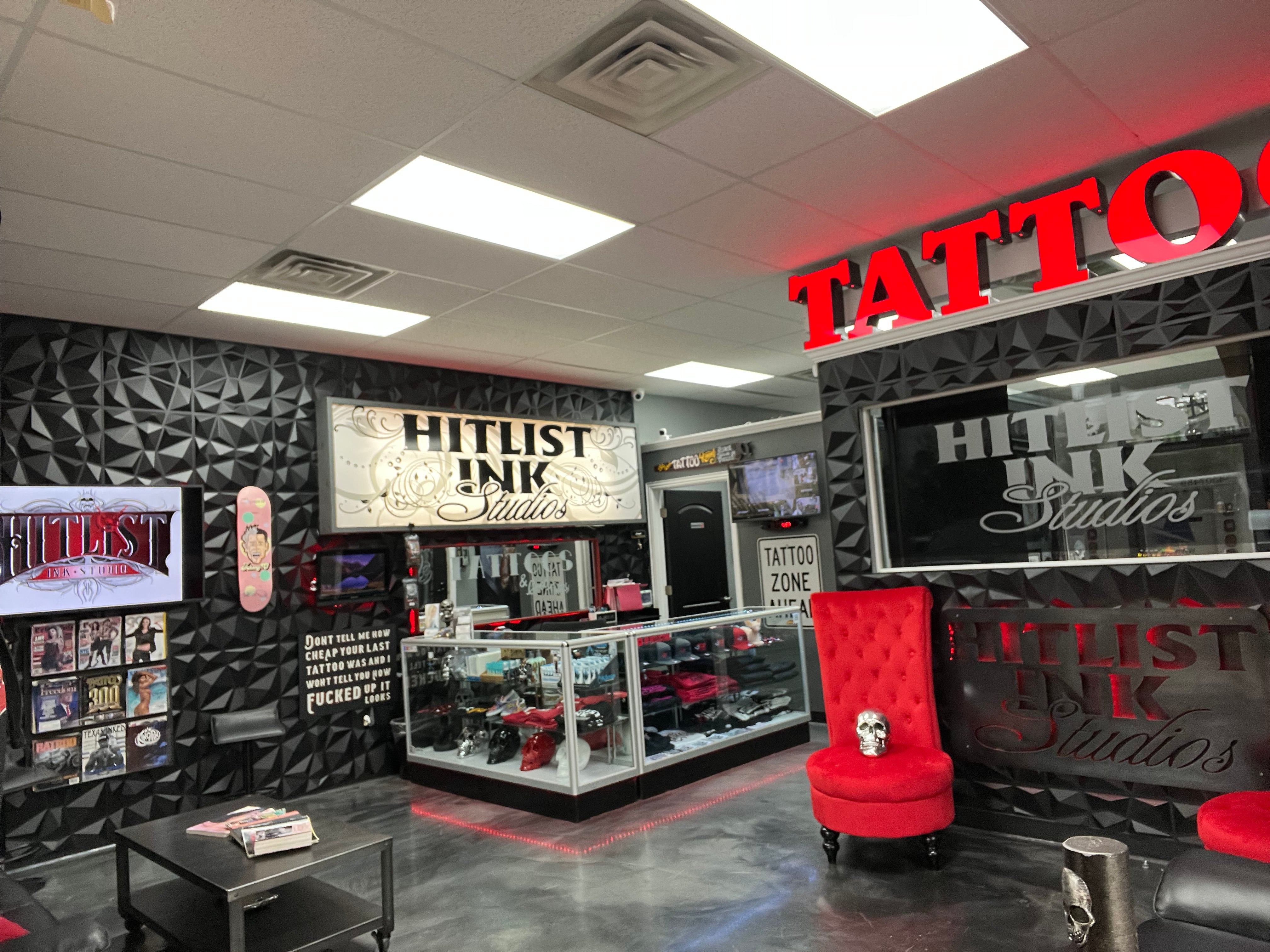 Hitlist Ink Is North Houstons Premier Custom Tattoo Studio hitlistink